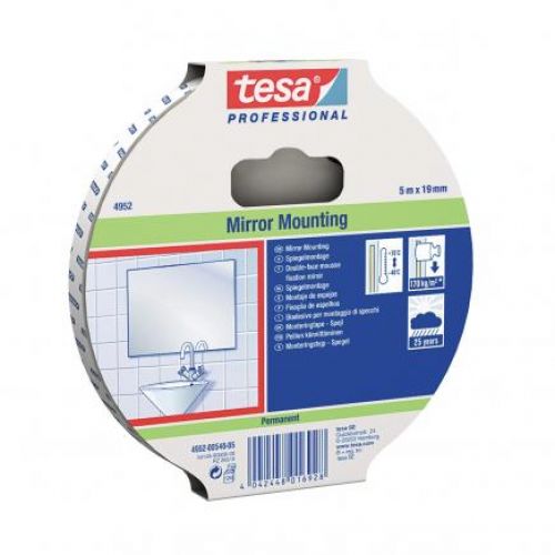 Fita Adesiva TESA Dupla Face p/ Espelhos 5mt x 19mm , Tesa , FITCTES032 , 4042448016928